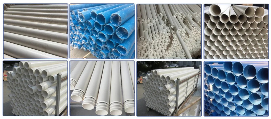 Deep Well Slotted PVC Pipe PVC Water Well Casing Pipe/Screen Pipe 2 Inch 4 Inch Perforated Tuberia
