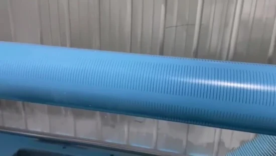 Tubo in plastica UPVC Involucro per pozzo/Tubo con filtro scanalato/Tubo per involucro per acque profonde, estremità a campana, colore blu, 110-355 mm