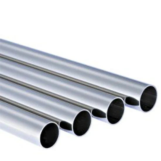 Tubo scanalato industriale rotondo in acciaio inossidabile 201 304 di alta qualità, tubo in acciaio inossidabile saldato senza saldatura brillante.  Consegna veloce