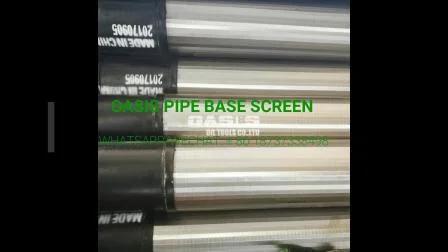 Schermatura per pozzo con tubo avvolto in filo perforato altamente resistente al collasso (rinforzata)