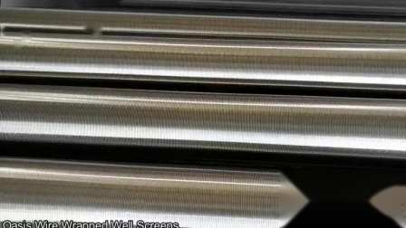 Fornitore della Cina di schermi per fontane in PVC a fessura continua avvolti in filo metallico